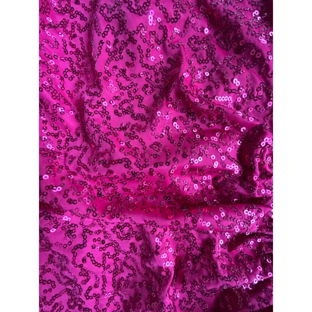 Girls Weissman Red Sequin Dance Leotard Size 1C